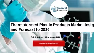 Thermoformed Plastic Products Market Insights and Forecast to 2026