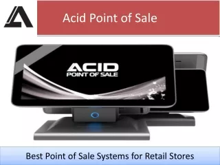 Point of sale systems | Acid Point of Sale