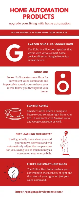 home automation products upgrade your living with