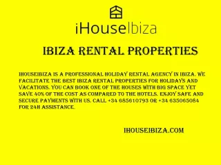 Ihouseibiza.com - Ibiza Rental Properties
