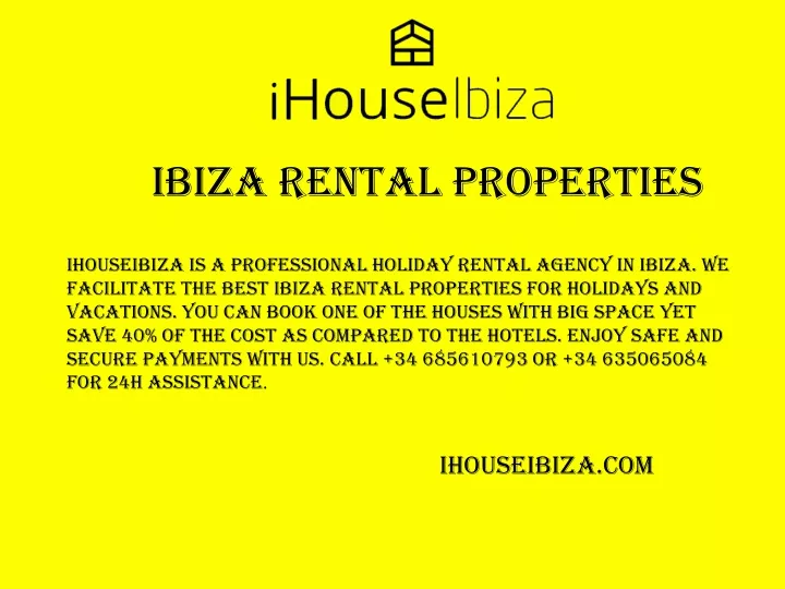 ibiza rental properties