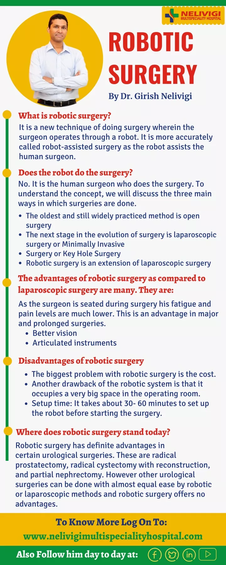 robotic surgery by dr girish nelivigi