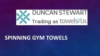 spinning gym towels