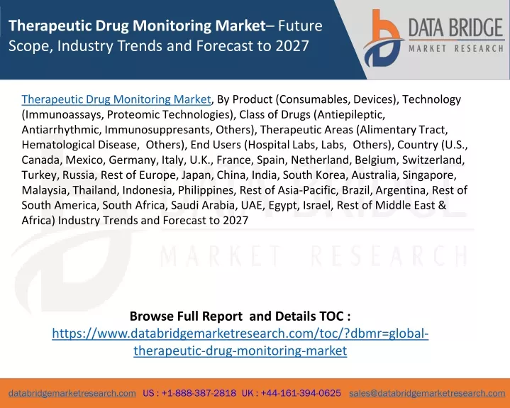 therapeutic drug monitoring market future scope