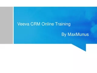 Why Salesforce Consultant Upgrading His Career Veeva CRM Training