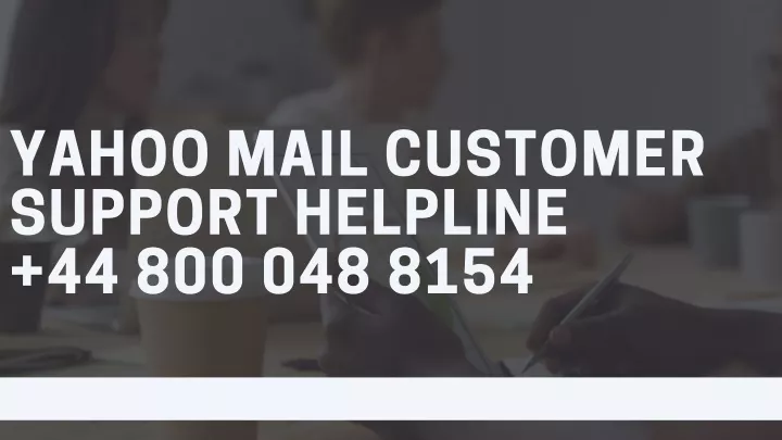 yahoo mail customer support helpline