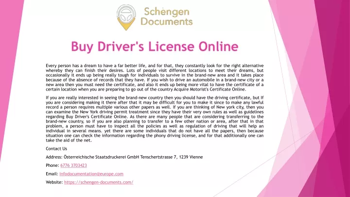 buy driver s license online
