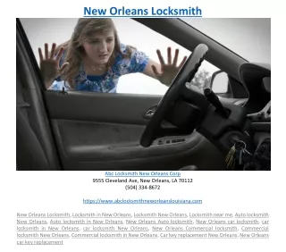 new orleans locksmith
