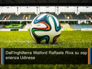 Il Watford, Gino Pozzo e Raffaele Riva.