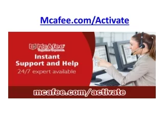 mcafee com activate