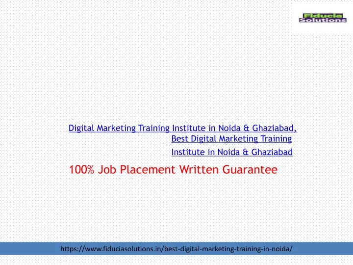 digital marketing training institute in noida