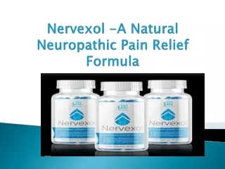 nervexol a natural neuropathic pain relief formula