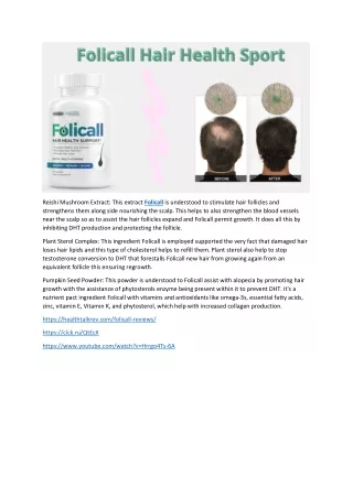 Folicall Reviews