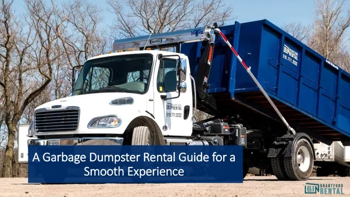 a garbage dumpster rental guide for a smooth experience