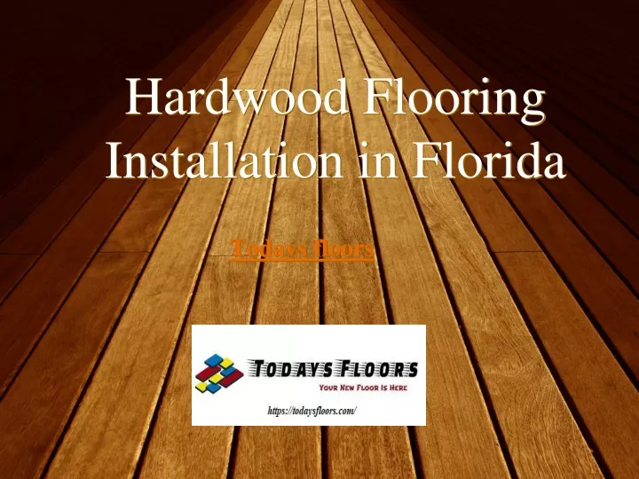 hardwood flooring installation in florida