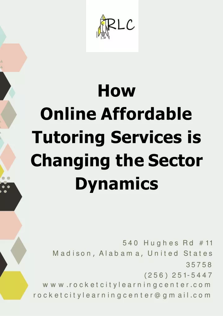 how online affordable tutoring services is changing the sector dynamics