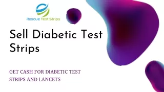 Sell Diabetic Test Strips