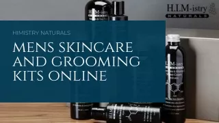Buy Mens Skincare and Grroming Kits Online- Himistry Naturals