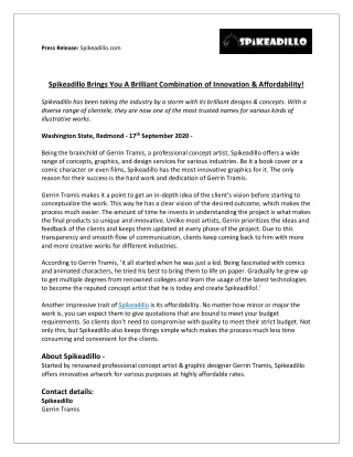 press release spikeadillo com