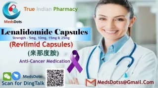 Lenalidomide Wholesale Price India | Natco Generic Blood Cancer Drugs