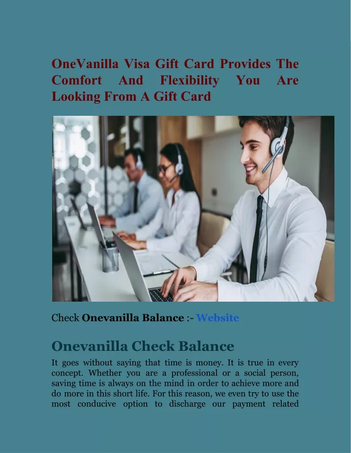 onevanilla visa gift card provides the comfort