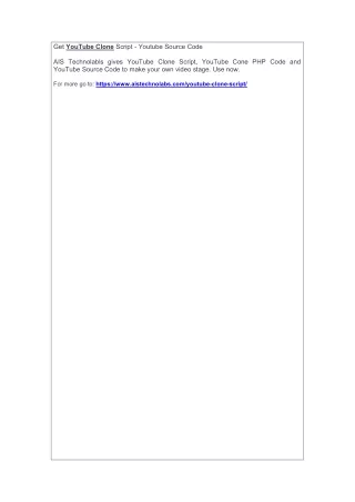 get youtube clone script youtube source code