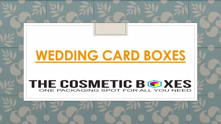 wedding card boxes