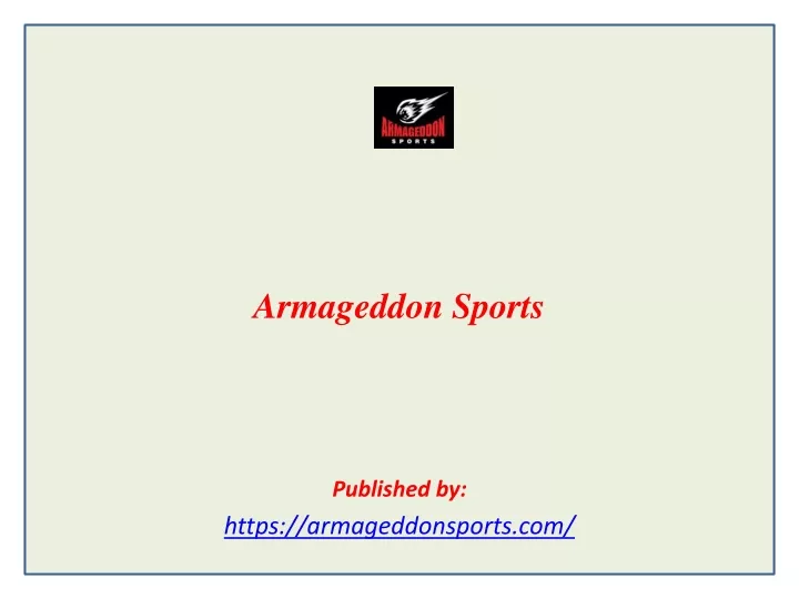armageddon sports published by https armageddonsports com