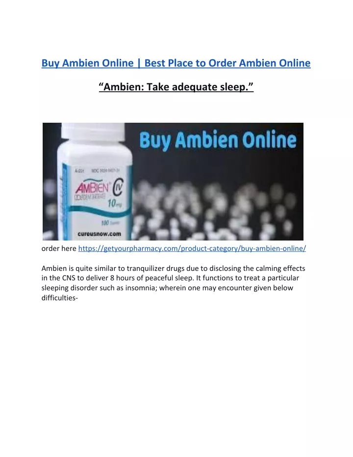 buy ambien online best place to order ambien