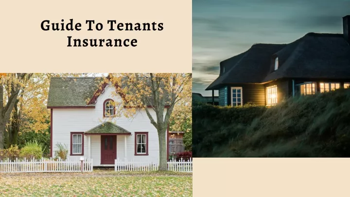 guide to tenants insurance
