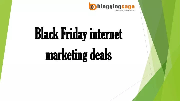 black friday internet marketing deals