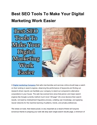 best seo tools to make your digital