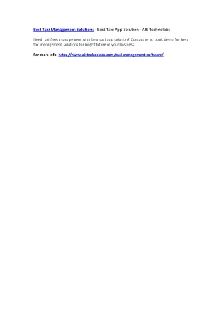 best taxi management solutions best taxi