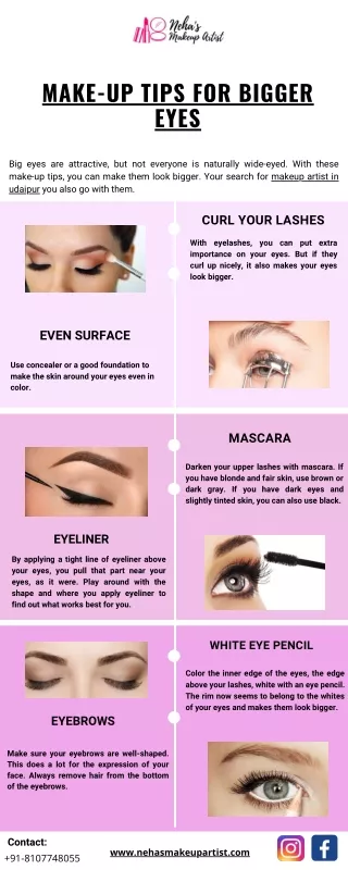 Make-up tips for bigger eyes