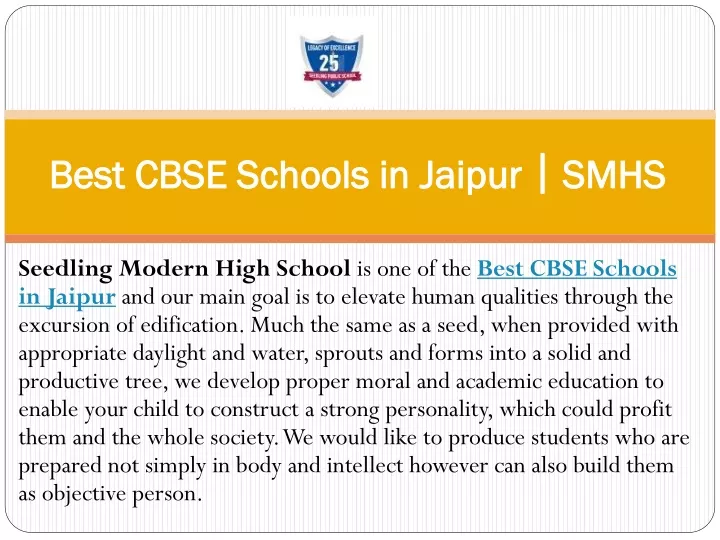 best cbse schools in jaipur smhs