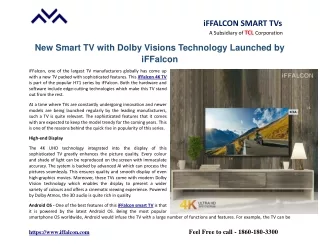 iffalcon smart tvs