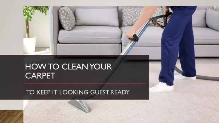 how to clean your carpet