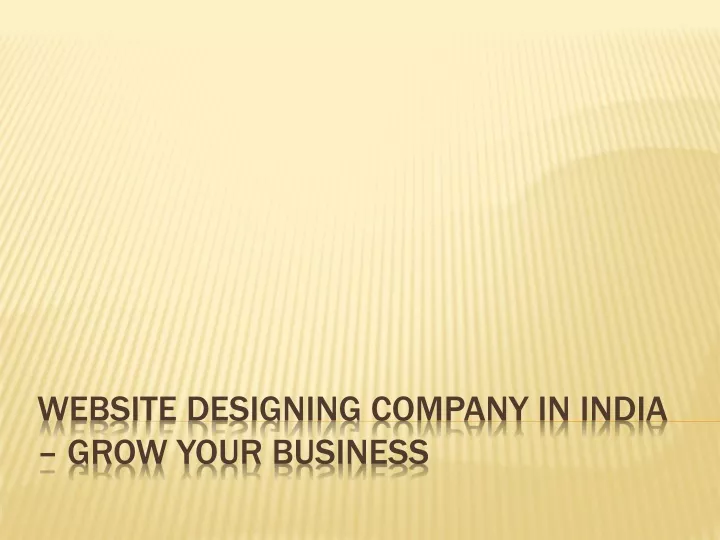 website designing company in india grow your business