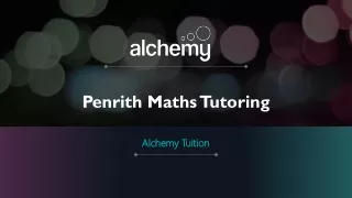 Penrith Maths Tutoring