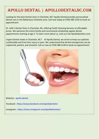 apollo dental apollodentalnc com