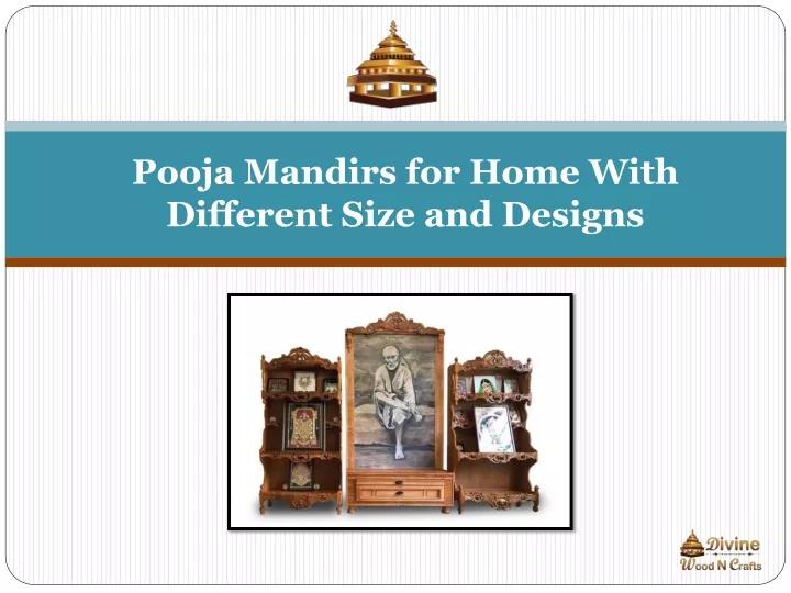 pooja mandirs for home with different size and designs