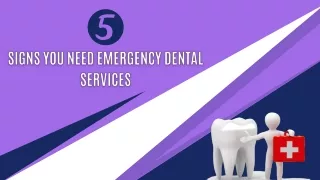 5 Signs You Need Emergency Dental Services