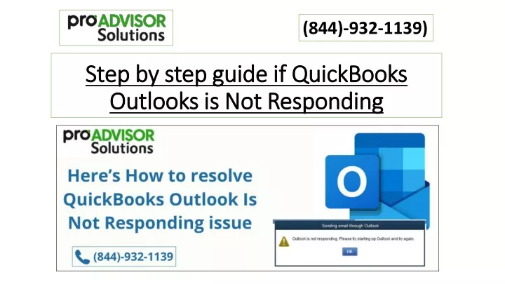 step by step guide if quickbooks outlooks is not responding