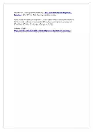 wordpress development company best wordpress