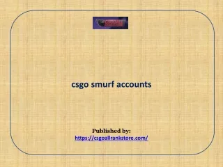 csgo smurf accounts