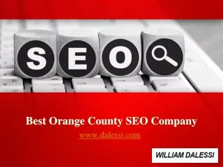 Best Orange County SEO Company- www.dalessi.com