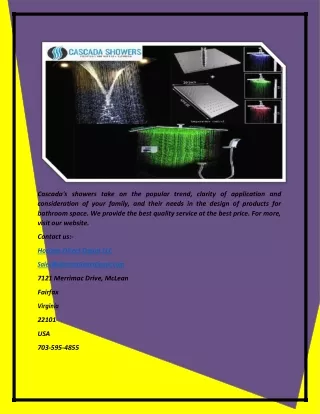 cascada s showers take on the popular trend