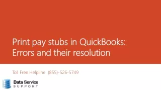 A proper Guide for Print Pay stubs in QuickBooks