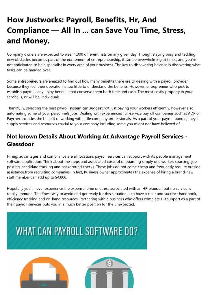 how justworks payroll benefits hr and compliance