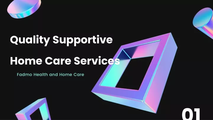 quality supportive home care services